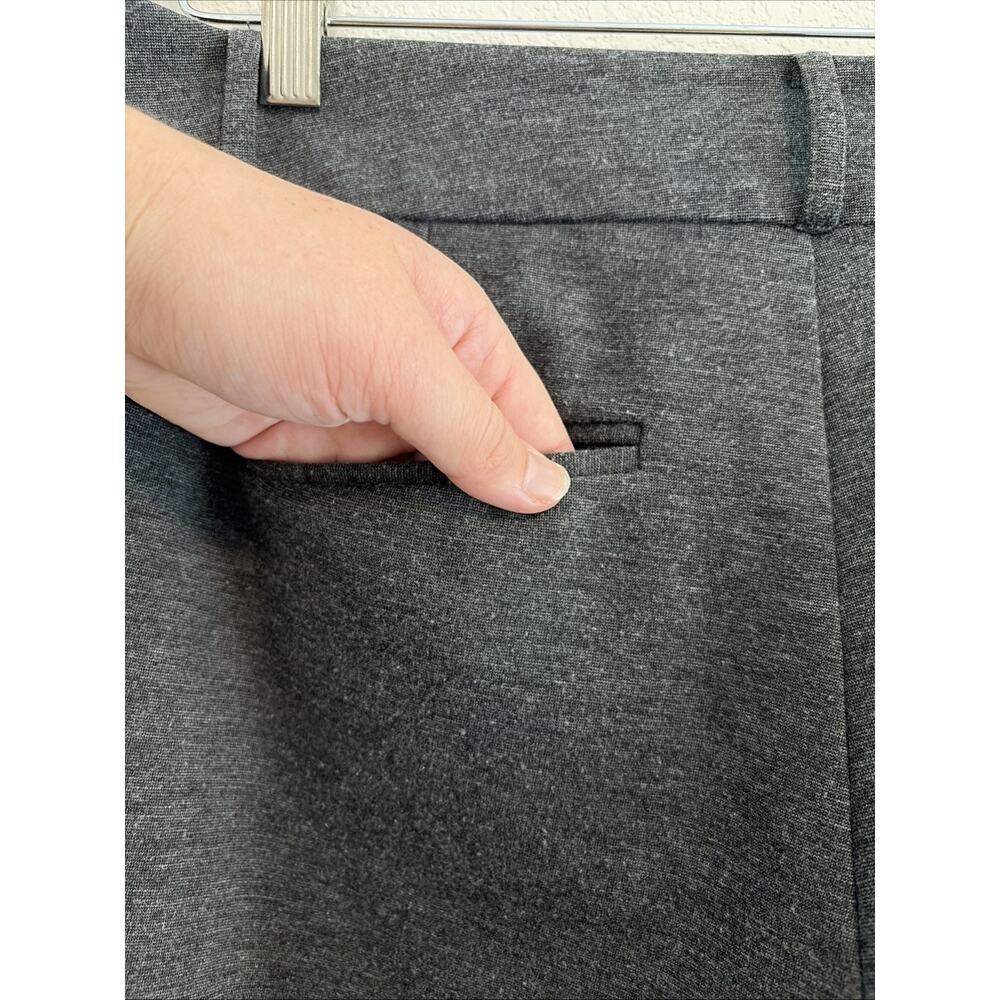 Michael by Michael Kors Pants Size 10 Gray Work Office Straight Leg - Picture 6 of 9
